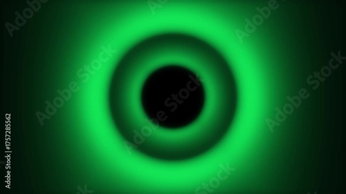 Abstract colorful glowing circular tunnel background with light rings and energy pulse digital effect