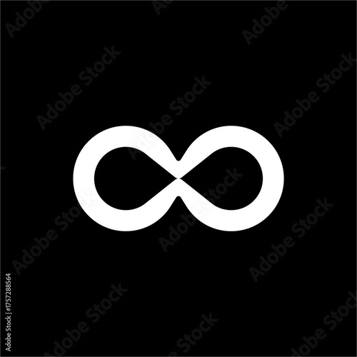 A minimalist, bold infinity symbol with a continuous, clean stroke. Represents eternal connectivity, perpetual growth, and unwavering reliability. Ideal for tech and logistics.