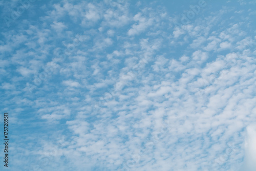 blue sky and white  clouds background