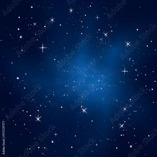 밤하늘 유성 별똥별 남색과 화이트 Night Sky Meteor Shooting Stars Navy and White