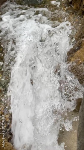 神田川10月：公園の小川に放水する動画 2025/10/16