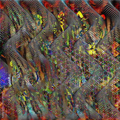 abstract background of a dragon