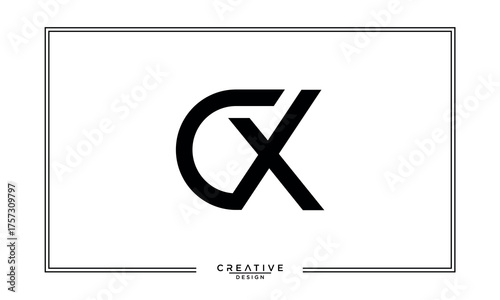 CX, XC, C, X, Abstract Letters Logo Monogram