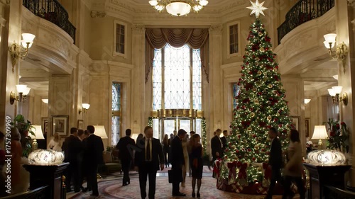 Grand Lobby Christmas Tree Gathering.