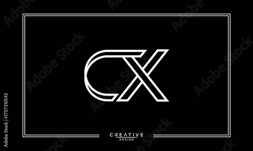 CX, XC, C, X, Abstract Letters Logo Monogram