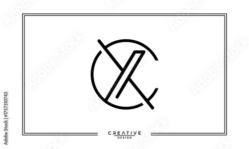 CX, XC, C, X, Abstract Letters Logo Monogram