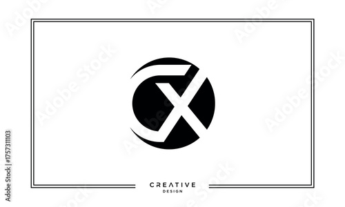 CX, XC, C, X, Abstract Letters Logo Monogram