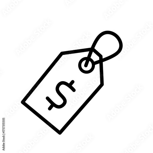Price Tag Line Icon