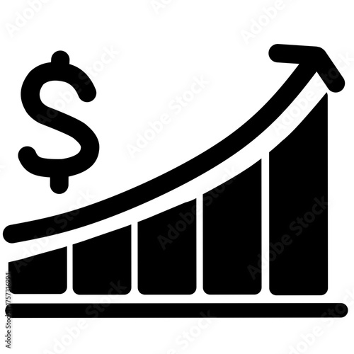Financial Growth Chart Icon