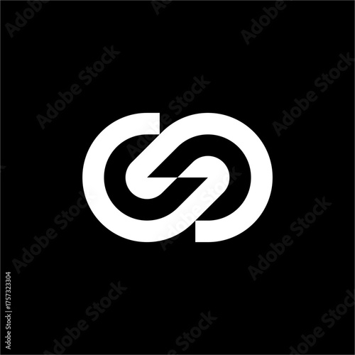 Abstract, interlocked infinity symbol with a powerful, modern presence. Represents complex systems, seamless connection, and limitless corporate stability. Highly dynamic.