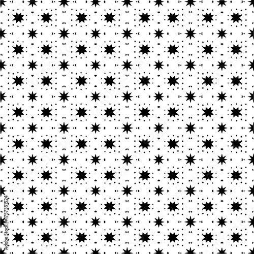 Abstract Starburst Dot Pattern Design