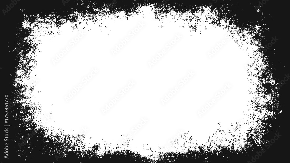 Fototapeta premium The vector grunge frame textures isolated grunge rectangular frames collection