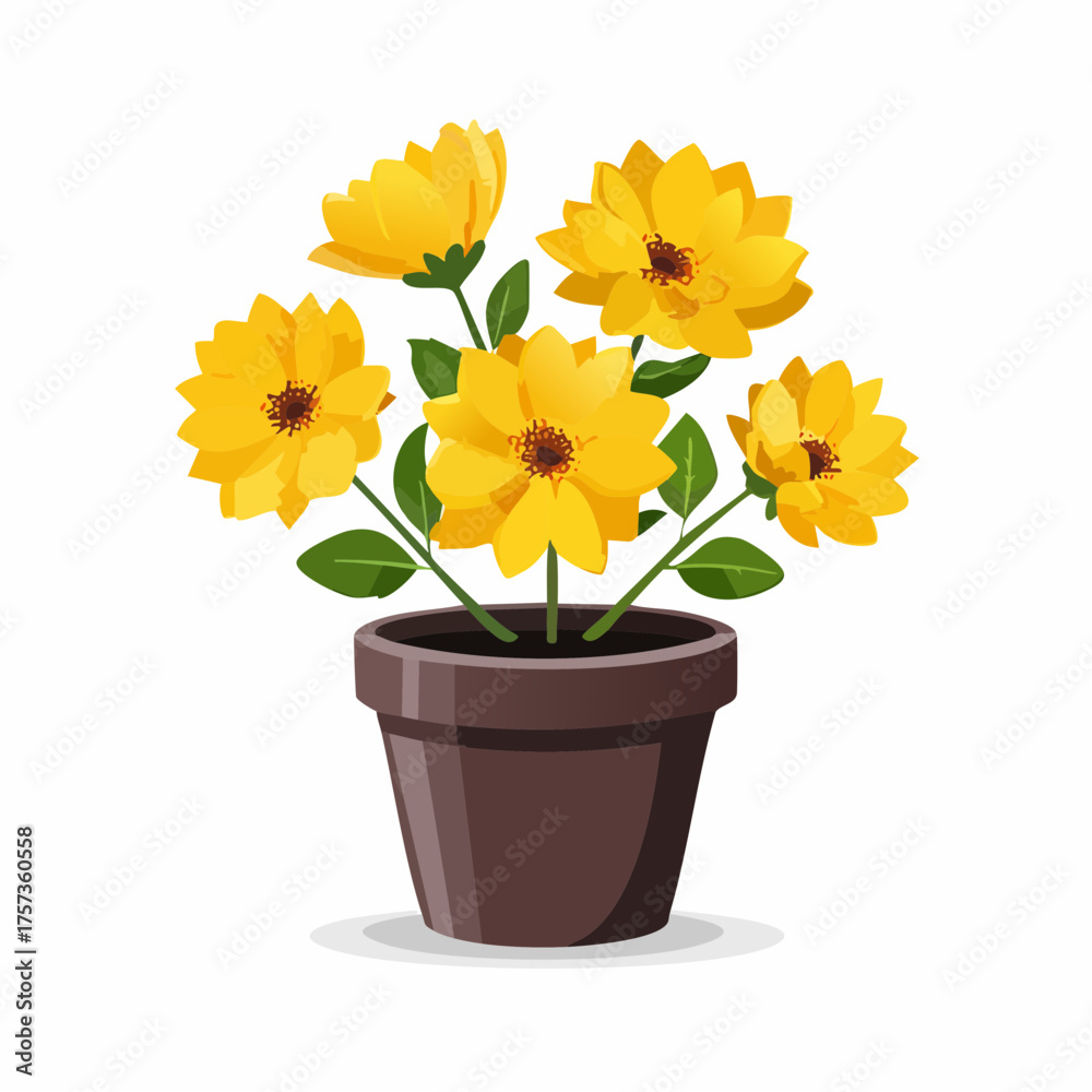 Fototapeta premium Blume in gelb