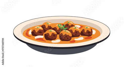 Delicious meatballs in a rich savory sauce.