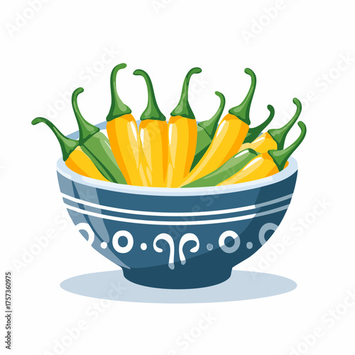 Gelbe Chilischoten