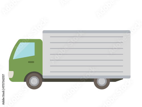 トラック_フラット_緑