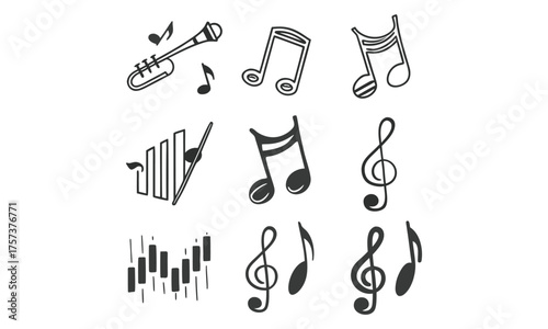 music vector design bundle
