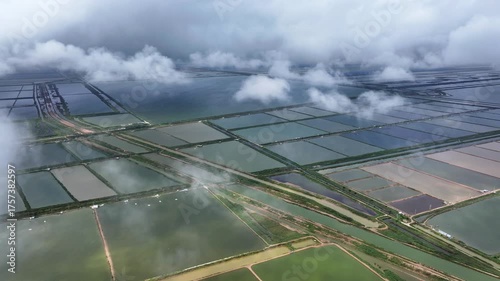 Xiangshui Salt Field, Yancheng, China – Nature’s Color Palette