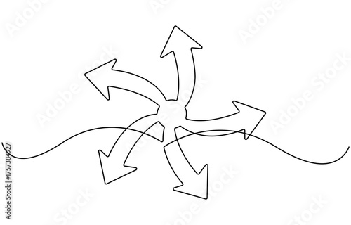 continuous one line drawing, Multipurpose.