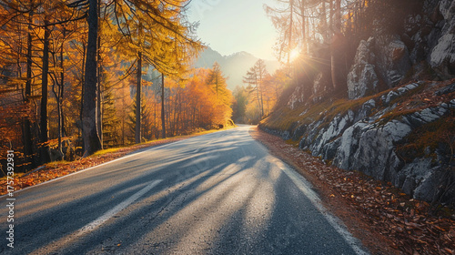 The Road Ahead. A visual poem about adventure, reflection, and the golden glow of life journey
