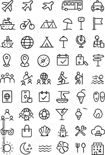 Travel and Tourism Icons