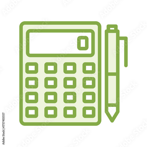 Accounting duotone line icon , vector, pixel perfect, illustrator file 
