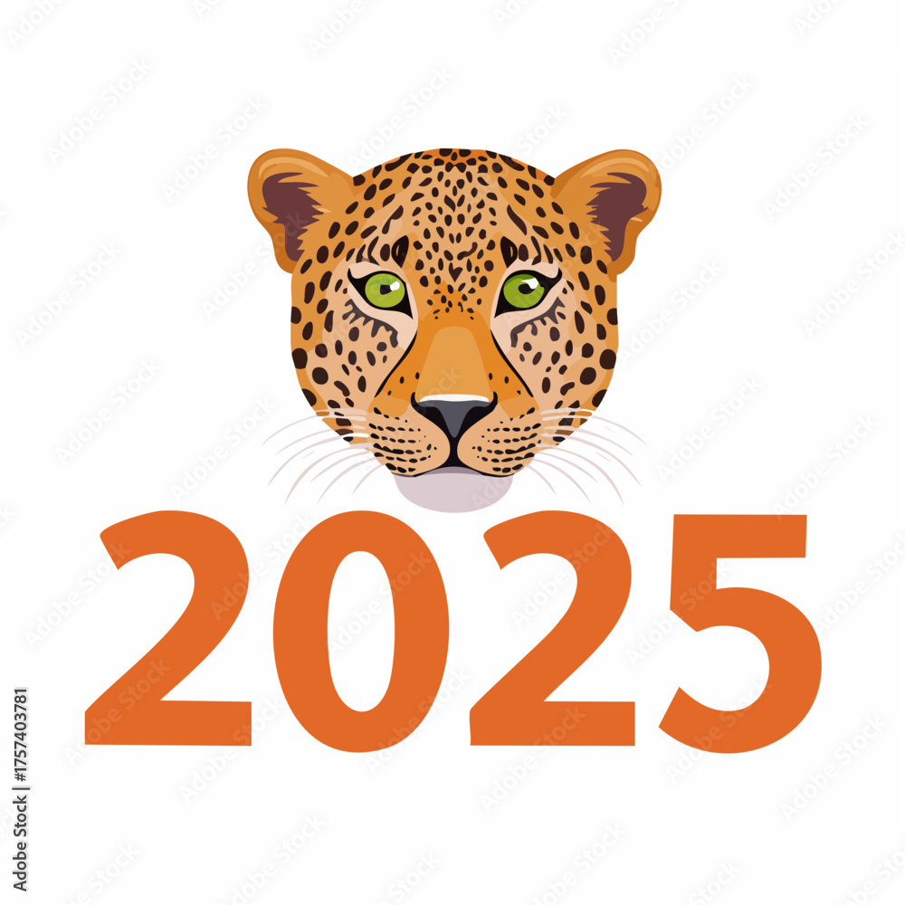 Naklejka premium 2025