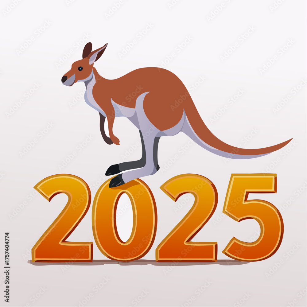 Naklejka premium 2025