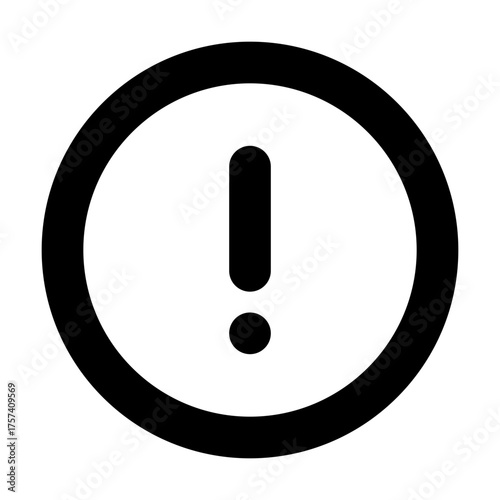 Exclamation Circle Outline Icon