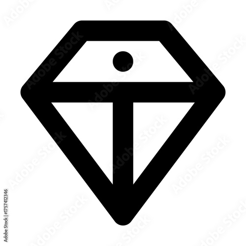 Diamond Icon Outline