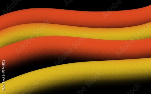 abstract background with colorful waves, Background of overlapping curved 3d lines with shadow effect