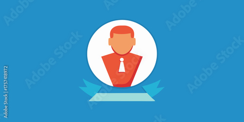 Flat Design Personalized Fitness Hologram Coach Background