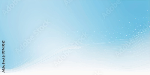 An abstract blue background with waves like a cloudy sky on a clear summer day