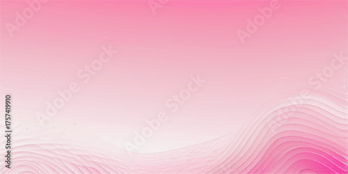 Soft pink and purple wave illustration with abstract light lines creates an artistic flow design background texture