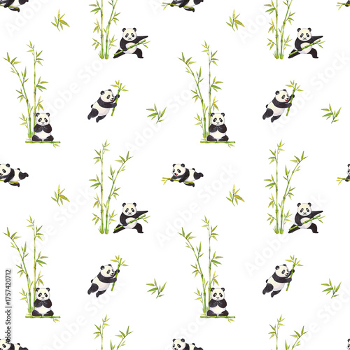 Pattern Panda bamboo
