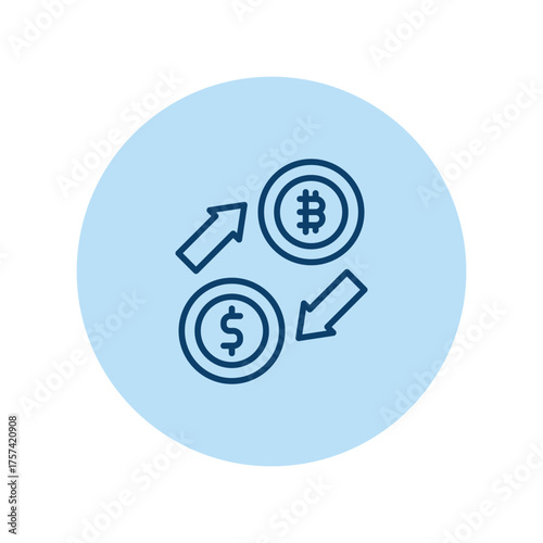 Currency Converter pentaglow , vector, pixel perfect, illustrator file 
