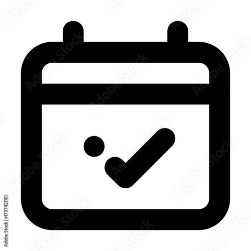 Calendar Check Outline Icon