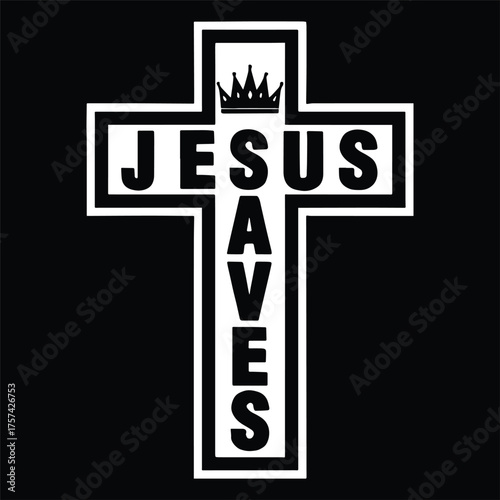 JESUS SAVES CROSS