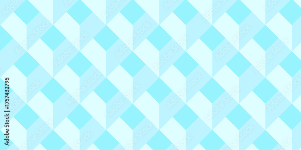 Fototapeta premium Illustration decoration colorful seamless material pattern square design. 