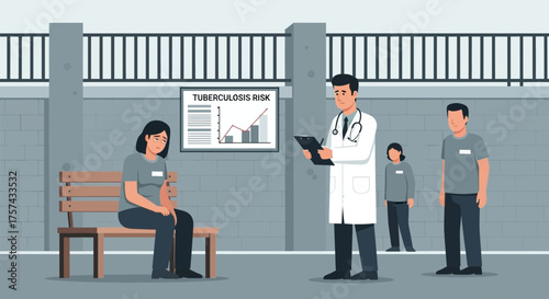 Concern Over Tuberculosis Risk: Doctor, Patients, and Rising Infection Rates
