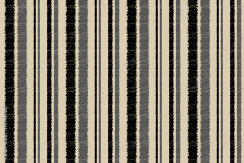 Ikat Abstract striped Ethnic art. Seamless patterns tribal, folk embroidery, and Mexican style. Aztec geometric art ornament print.Design for carpet,  cover wallpaper, wrapping, fabric, clothing