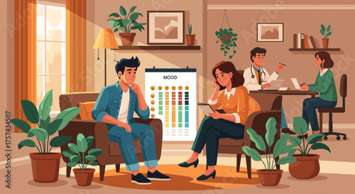 Navigating Emotional Wellbeing A Couple's Journey Through Therapy for Mental Health