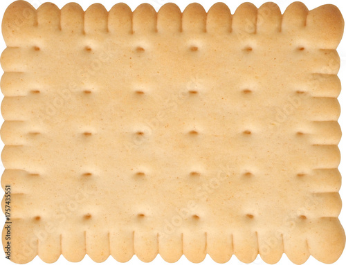 Biscuit isolated on white background