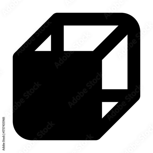 Cube Filled Icon