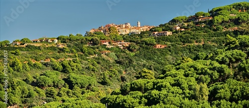 Pareti, Elba, Tuscany, Italy, Europe - 24 September 2025, view of the town