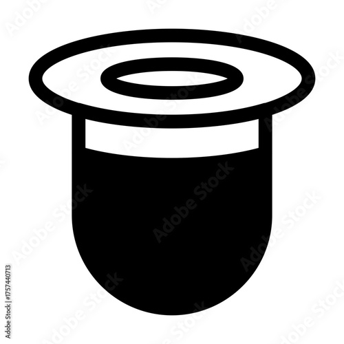 Magic Hat Icon Filled