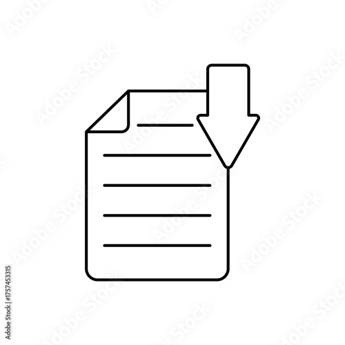 Track icon outline editable stroke line drawing eps