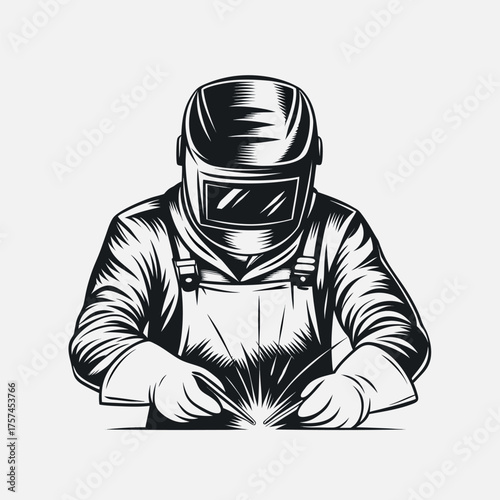 A person in a black suit and mask sits with a laptop committing cyber theft of data