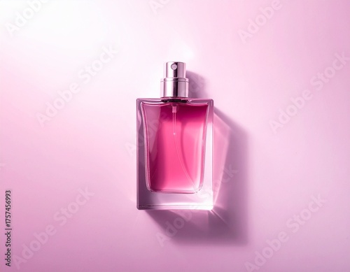 Bottle of luxury perfume isolated on white 