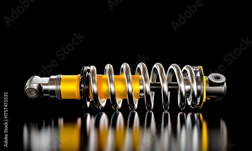 3d Automotive shock absorber suspension